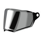 LS2 PIONEER II MX702 VISOR IRIDIUM SILVER