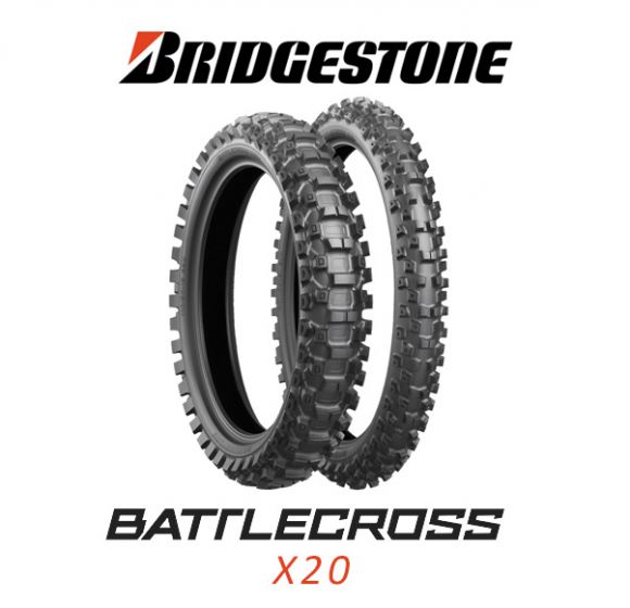 Bridgestone Battlecross X30 Intermediate Terrain 80/100-21 Front