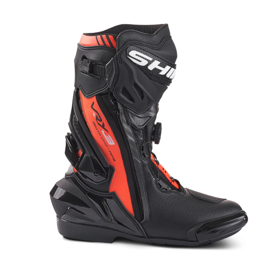 SHIMA VRX-3 MEN MOTORCYCLE BOOTS RED FLUO
