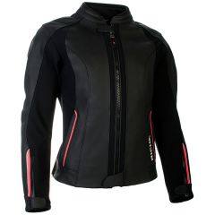 Richa Nikki Ladies Leather Jacket Black/Red
