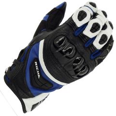 Richa Stealth Leather Black/White/Blue