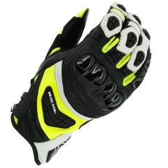 Richa Stealth Leather Black/White/Yellow