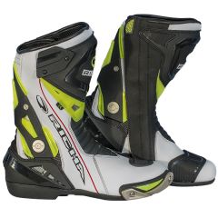 Richa Blade W/P Leather Boot White/Black/Fluorescent