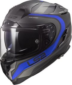 LS2 CHALLENGER FUSION MATT TITANIUM BLUE