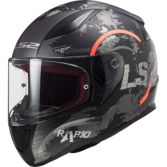 LS2 FF353 RAPID CIRCLE TITANIUM FLUO ORANGE