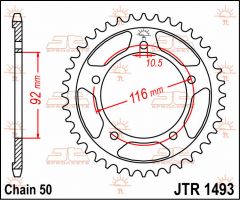 JT Sprockets Rear 41T 530 - JTR1493.41