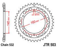 JT Sprockets Rear 45T 532 - JTR503.45