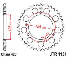 JT Sprockets Rear 60T 420 - JTR1131.60