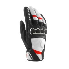 CLOVER AIRTOUCH-2 LADY SUMMER GLOVES WHITE/RED