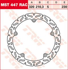 TRW BRAKE ROTOR FIX RAC L/R