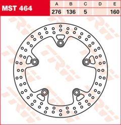 TRW BRAKE ROTOR FIX ROUND L/R