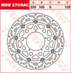 TRW ROTOR TRW MSW270RAC