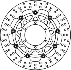 TRW BRAKE DISC FL MSW284