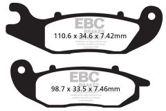 EBC BRAKE PAD CARBON ENDURO