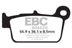 EBC BRAKE PAD CARBON ENDURO