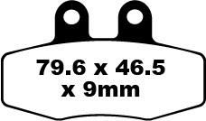 EBC BRAKE PAD SINT FA132R