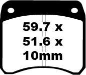 EBC BRAKE PAD SINT FA16HH
