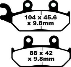 EBC BRAKE PAD CARBON FA172X