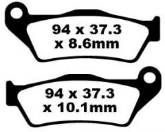 EBC BRAKEPAD SEMISNTRD FA363V