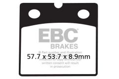 EBC BRAKE PAD SEMI-SINTER TOURING