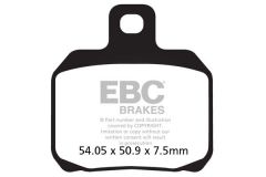 EBC BRAKE PAD SEMI-SINTER TOURING