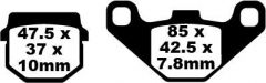 EBC BRAKE PAD EBC FA083/2TT