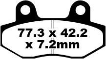 EBC BRAKE PAD EBC SFA86