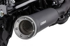 COBRA MUFFLER BLK W/BT BOLT