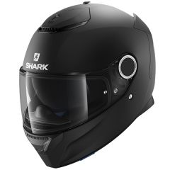 Shark Spartan Helmet Blank Matt Black