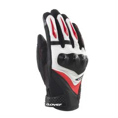 CLOVER RAPTOR-3 SUMMER GLOVES NERO/BIANCO/ROSSO