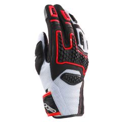 CLOVER GTS-3 SUMMER GLOVES BIANCO/ROSSO/NERO