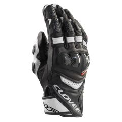 CLOVER RSC-4 LEATHER SPORT GLOVES Black/White