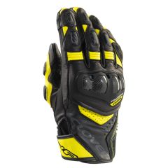 CLOVER RSC-4 LEATHER SPORT GLOVES Black/Yellow