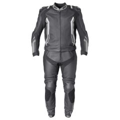 GMS Leather Jacket GR-1 black-grey-white