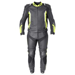 GMS Leather Jacket GR-1 black-yellow-white 