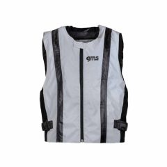 GMS Motorcycle vest LUX Grey-reflective