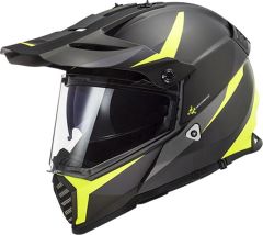 LS2 PIONEER EVO ROUTER BLACK H-V YELLOW 