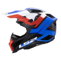 LS2 MX703 X-FORCE GALUO WHITE RED BLUE