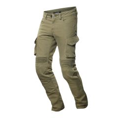 4SR Tourismo green Kevlar Motorcycle Jeans