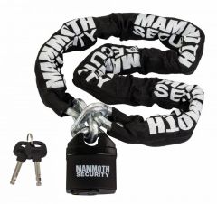 MAMMOTH LOCK AND CHAIN 10X10X1200MM CHAIN / CLOSED SHACKLE LOCK