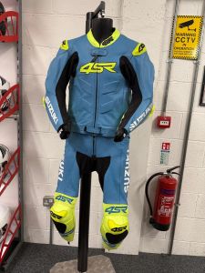 4SR Racing 2 Piece Suzuki Suit Size 48