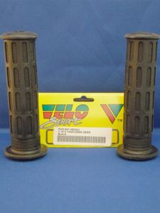 Velo Sport Handlebar Grips Black ATV 5" Pair [HBG044]