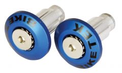BAR END FLUSH DUAL FITMENT BLUE