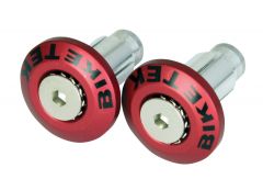 BAR END FLUSH DUAL FITMENT RED