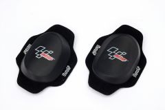 Motogp Knee Sliders Square Black (Pair)