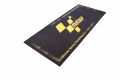 Motogp Workshop Mat - Rubber Backed 190X80Cm Black / Yellow Logo