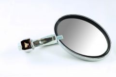 UNIVERSAL HIGHWAY BAR END MIRRORS CHROME PAIR KA28A9