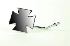 UNIVERSAL MALTESE CROSS MIRRORS CHROME 10MM STEM (PAIR) KA32B