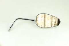 UNIVERSAL DYNA MIRRORS CHROME 10MM STEM (PAIR) (WITH REVERSE ADAPTOR OPTION)