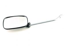 MIRROR UNIVERSAL 10MM THREAD SQUARE BLACK  PAIR